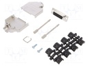 D-Sub HD; PIN: 26; plug; female; shielded; soldering; for cable