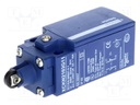 Limit switch; transversal plastic roller Ø11mm; NO + NC; 10A