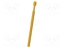 Test needle; Operational spring compression: 4mm; 5A; Ø: 2mm; 0.8N