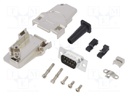 D-Sub; PIN: 9; male; shielded,with strain relief; angled 45°