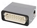 Connector: rectangular; plug; male; EPIC KIT; PIN: 16; 16+PE; M20