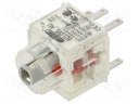 Contact block; -30÷70°C; IP00; Contacts: NC + NO; 3mm