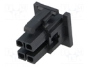 Plug; wire-wire/PCB; female; Mini-Fit TPA; 4.2mm; PIN: 4; for cable
