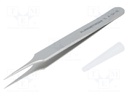 Tweezers; 110mm; Blades: straight,narrowed