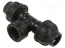 Splice terminal: clamping; for PE pipes; Plast; Medium: water