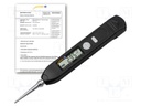 Vibrometer; 0,01÷199,9m/s2; 155x18.7x24mm; Temp: max.40°C