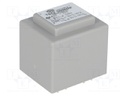 Transformer: encapsulated; 3VA; 230VAC; 9V; 9V; 0.16A; 0.16A; IP00