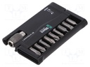 Screwdriver bits; Pcs: 10; Package: plastic case; 25mm; Torsion