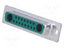 Special D-Sub; PIN: 17(2+15); plug; female; w/o special terminals