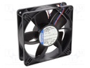 Fan: DC; axial; 24VDC; 119x119x32mm; ball