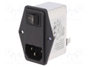 Connector: AC supply; socket; male; 6A; 250VAC; IEC 60320; -25÷85°C