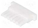 Plug; wire-board; female; SHL; 1mm; PIN: 6; w/o contacts; for cable