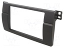 Radio frame; BMW; 2 DIN; black