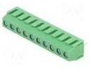 Connector: PCB terminal block; terminal; straight; on PCBs; 10A