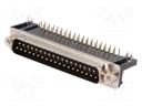 D-Sub; PIN: 37; socket; male; 9,4mm standard; Locking: screws; THT
