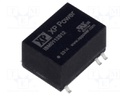 Isolated Board Mount DC/DC Converter, ITE, 1 Output, 1 W, 12 V, 84 mA