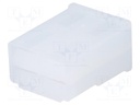 Terminals cover; female; ways: 4; Insulation: polypropylene