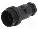 External thread; Mini Buccaneer; for cable; 5÷7mm; straight