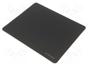 Mouse pad; black; 220x180mm