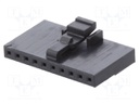 Plug; wire-wire/PCB; female; Milli-Grid; 2mm; PIN: 10; w/o contacts