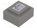 Transformer: encapsulated; 2.5VA; 230VAC; 6V; 0.41A; Mounting: PCB