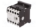 Contactor: 3-pole; NO x3; Auxiliary contacts: NC; 400VAC; 8.8A; DIN