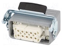 Connector: rectangular; plug; female; EPIC KIT; PIN: 10; 10+PE; M20