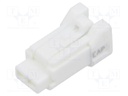 Connector: wire-wire/PCB; DF62W; crimped; straight; PIN: 2; plug
