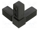 Mounting coupler; for profiles; Mat: polyamide; -30÷100°C; I: 56mm