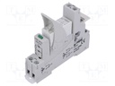 Relay: interface; SPDT; Ucoil: 12VDC; 16A; 16A/250VAC; 16A/24VDC