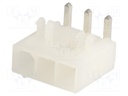 Socket; wire-board; male; Mini-Fit Jr; 4.2mm; PIN: 3; THT; PCB snap