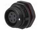 Socket; female; SP13; PIN: 5; IP68; 5A; soldering; 180V; 0.75mm2