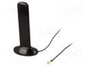 Antenna; 5G,LTE; 6dBi; Mounting: magnet; 50Ω; 680÷4900MHz; male,SMA