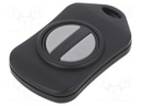 Enclosure: for remote controller; X: 28.8mm; Y: 56.8mm; Z: 10.2mm