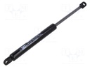 Gas spring; E: 285mm; Features: with welded steel eyes; Øout: 18mm