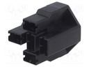 Terminals cover; female; ways: 5; Colour: black