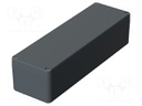Enclosure: multipurpose; X: 100mm; Y: 320mm; Z: 81mm; polyester; grey