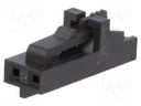 Plug; wire-wire/PCB; female; SL; 2.54mm; PIN: 2; w/o contacts