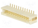Socket; wire-board; male; 2mm; PIN: 12; SMT; 1A; tinned; -25÷85°C