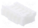 Plug; wire-board; female; NXG; 2mm; PIN: 5; w/o contacts; for cable