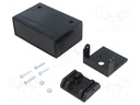 Enclosure: for devices with displays; X: 88mm; Y: 58mm; Z: 34mm; ABS