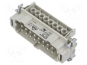 Connector: HDC; contact insert; male; EPIC H-BE; PIN: 16; 24+PE