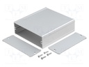 Enclosure: with panel; TUF; X: 94mm; Y: 100mm; Z: 32mm; aluminium