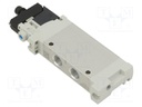 Electromagnetic valve; 5/2 monostable; Pressure: 2.5÷7bar; 24VDC