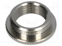Reduction of threads for glands; Int.thread: M20; brass; nickel
