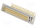 D-Sub; PIN: 37; socket; male; without cover,9,4mm standard; THT