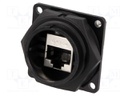Socket; RJ45; Data-Con-X; PIN: 8; Cat: 5e; shielded; gold-plated
