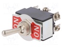Switch: toggle; Pos: 2; DPDT; ON-ON; 20A/12VDC; Leads: M3 screws
