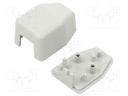 Enclosure: for power supplies; with hole; X: 19.3mm; Y: 27.4mm