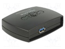 Switch; black; plastic; Input: USB B socket x2; Out: USB A socket